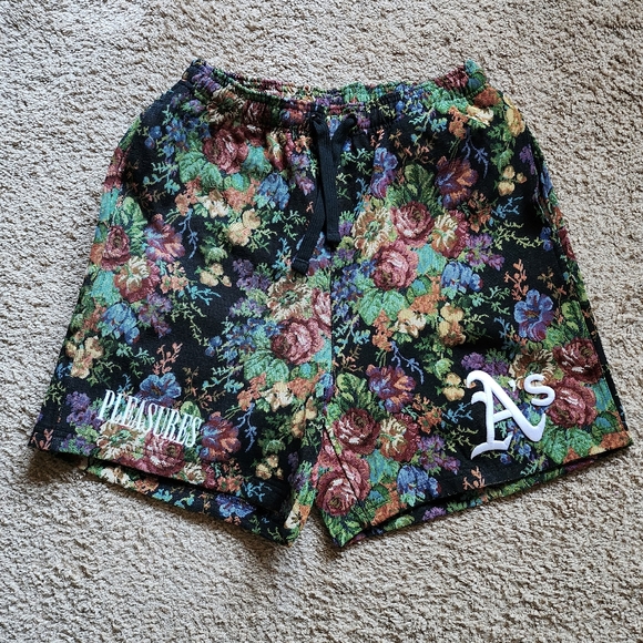 MLB x Pleasures Floral Weave Shorts